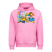 Fuchsia Pink Softball coffee cups Urban Hoodie - HowdyJamesFarm