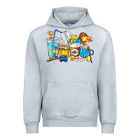 Heather Grey Softball coffee cups Urban Hoodie - HowdyJamesFarm