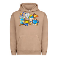 Pigment Burro Softball coffee cups Urban Hoodie - HowdyJamesFarm