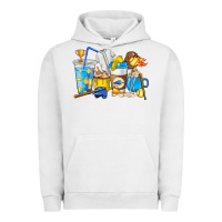 Pigment Lunar Rock Softball coffee cups Urban Hoodie - HowdyJamesFarm