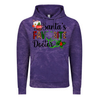 Cloud Purple santa's favorite doctor Vintage Hoodie - AdoDesignShop