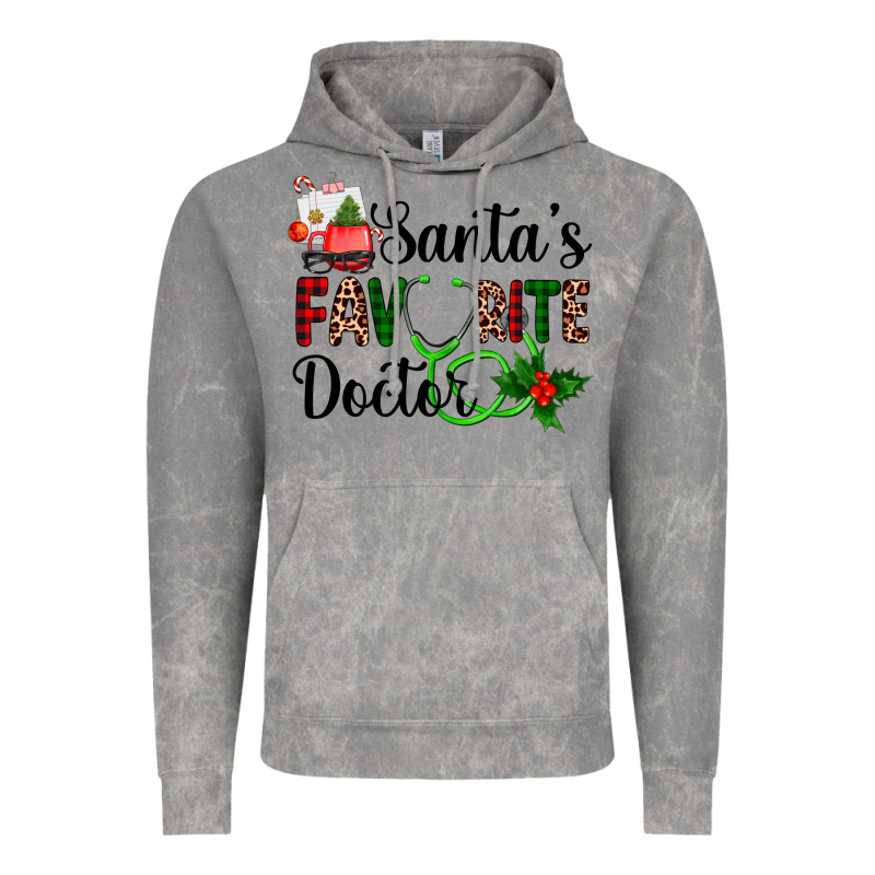 Santa's Favorite Doctor Vintage Hoodie by AdoDesignShop | Teevron