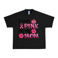 Black i wear pink for my mom sunlower and pumpkin Urban Heavy Tee - AdoDesignShop