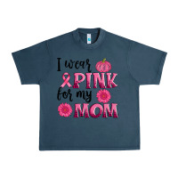 Midnight Navy i wear pink for my mom sunlower and pumpkin Urban Heavy Tee - AdoDesignShop