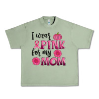 Oil Green i wear pink for my mom sunlower and pumpkin Urban Heavy Tee - AdoDesignShop