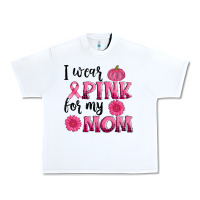 White i wear pink for my mom sunlower and pumpkin Urban Heavy Tee - AdoDesignShop