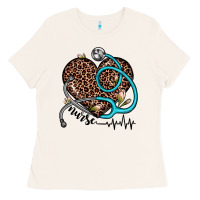Bone nurse leopard heart Ladies Tee - JahusDesignShop