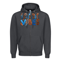 Smoke football vibes Zipper Hoodie - MaliasSmallBusiness