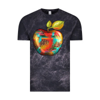 Cloud Black leopard turquoise glitter serape Vintage Tee - Artiststas