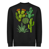Black watercolor cactus bundle preview Heavyweight Sweatshirt - BarkalooDesign