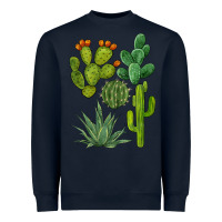 Navy watercolor cactus bundle preview Heavyweight Sweatshirt - BarkalooDesign
