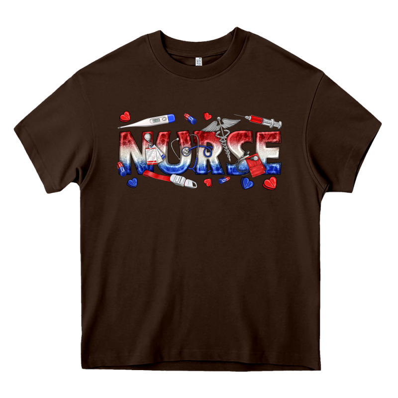 American Nurse Heavy Core Tee by texasbilliewilder | Teevron