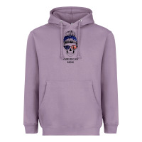 Lavender American Stars, American Flag Patterned Mom Skull Heavyweight Hoodie - Bettercallsaul