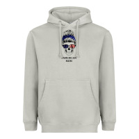 Moon Dust American Stars, American Flag Patterned Mom Skull Heavyweight Hoodie - Bettercallsaul