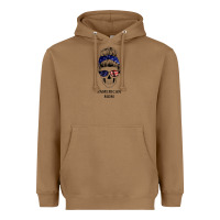 Toasted Coconut American Stars, American Flag Patterned Mom Skull Heavyweight Hoodie - Bettercallsaul