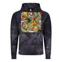 Cloud Black christmas hot chocolate and cookies seamless pattern Vintage Hoodie - BundleAndBundleShop