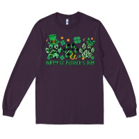 Plum happy st.patrick's day Long Sleeve Tee - MaliasSmallBusiness