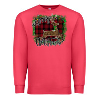 Cardinal Merry Christmas Deer Premium Sweatshirt - Bettercallsaul