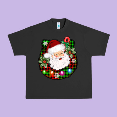 Horseshoe Santa Urban Heavy Tee Designed By Adodesignshop