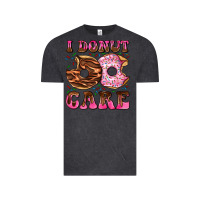 Vintage Black i donut care Vintage Tee - AdoDesignShop
