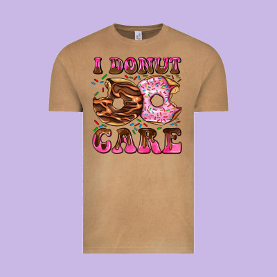 I Donut Care Vintage Tee Designed By Adodesignshop
