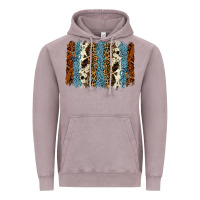 Vintage Zinc tool leather leopard cowhide backround Vintage Hoodie - RanaPortraitStore