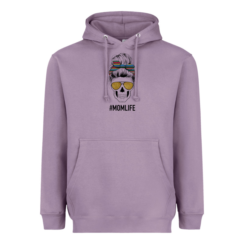 Western Glitter Aztec Patterned Mom Skull Heavyweight Hoodie by Bettercallsaul | Teevron