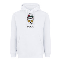 White Western Glitter Aztec Patterned Mom Skull Heavyweight Hoodie - Bettercallsaul
