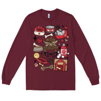 Burgundy can't talk right now i'm busy doing dog mom Long Sleeve Tee - MaliasSmallBusiness