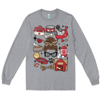 Heather Grey can't talk right now i'm busy doing dog mom Long Sleeve Tee - MaliasSmallBusiness