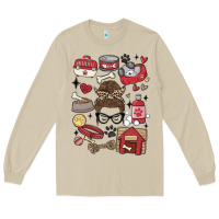 Mushroom can't talk right now i'm busy doing dog mom Long Sleeve Tee - MaliasSmallBusiness