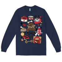 Navy can't talk right now i'm busy doing dog mom Long Sleeve Tee - MaliasSmallBusiness
