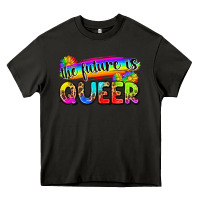 Asphalt the future is queer Heavy Core Tee - Zillion Design Studio