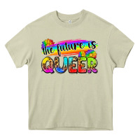 Mossy the future is queer Heavy Core Tee - Zillion Design Studio