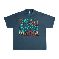 Midnight Navy small business mama leopard turquoise aztec serape cowhide Urban Heavy Tee - Artiststas