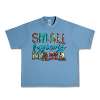 Pebble Blue small business mama leopard turquoise aztec serape cowhide Urban Heavy Tee - Artiststas