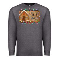 Charcoal Heather Let it snow Premium Sweatshirt - Bettercallsaul