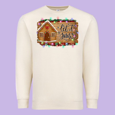 Let It Snow Premium Sweatshirt Designed By Bettercallsaul