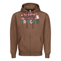 Chestnut just call me princess Zipper Hoodie - MaliasSmallBusiness