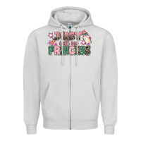 Dove Grey just call me princess Zipper Hoodie - MaliasSmallBusiness