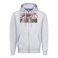 Heather Grey just call me princess Zipper Hoodie - MaliasSmallBusiness