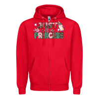 Red just call me princess Zipper Hoodie - MaliasSmallBusiness