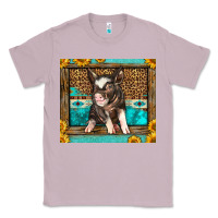 Lilac Western Cute Pig Classic Tee - LillyAllenDesigns