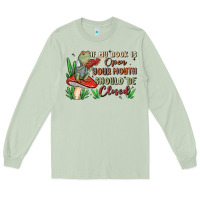 Matcha if my book is open your mouth should be closed malia Long Sleeve Tee - MaliasSmallBusiness