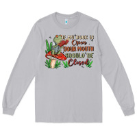 Moon Dust if my book is open your mouth should be closed malia Long Sleeve Tee - MaliasSmallBusiness
