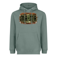 Sage Camouflage Patterned Mama Tried Heavyweight Hoodie - Bettercallsaul