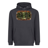 Smoke Camouflage Patterned Mama Tried Heavyweight Hoodie - Bettercallsaul