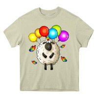 Mossy rainbow sheep Heavy Core Tee - Zillion Design Studio