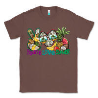 Chestnut Peace Love Summer Classic Tee - CowhideDigitalArt