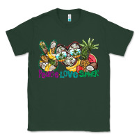 Sports Green Peace Love Summer Classic Tee - CowhideDigitalArt